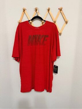 NWT! Nike Men’s Red Dri Fit Shirt Size 3X